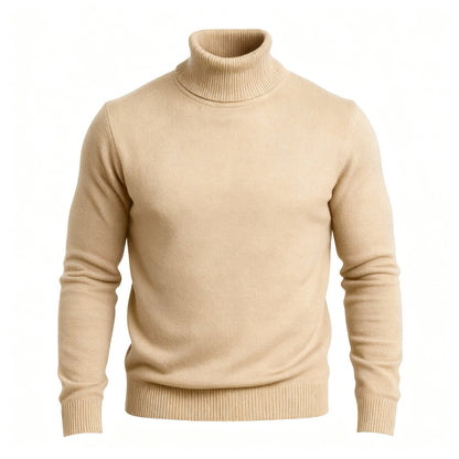 Davidson | Classic Knitted Turtleneck Sweater for Men Timeless Style and Comfort - Northeart Couture