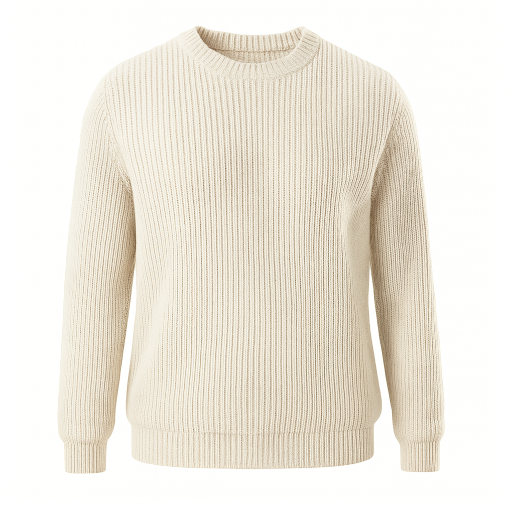 Raphaël | Luxe Crewneck Sweater — Soft Acrylic Knit for Elevated Comfort - Northeart Couture