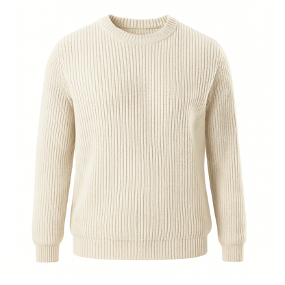 Raphaël | Luxe Crewneck Sweater — Soft Acrylic Knit for Elevated Comfort - Northeart Couture