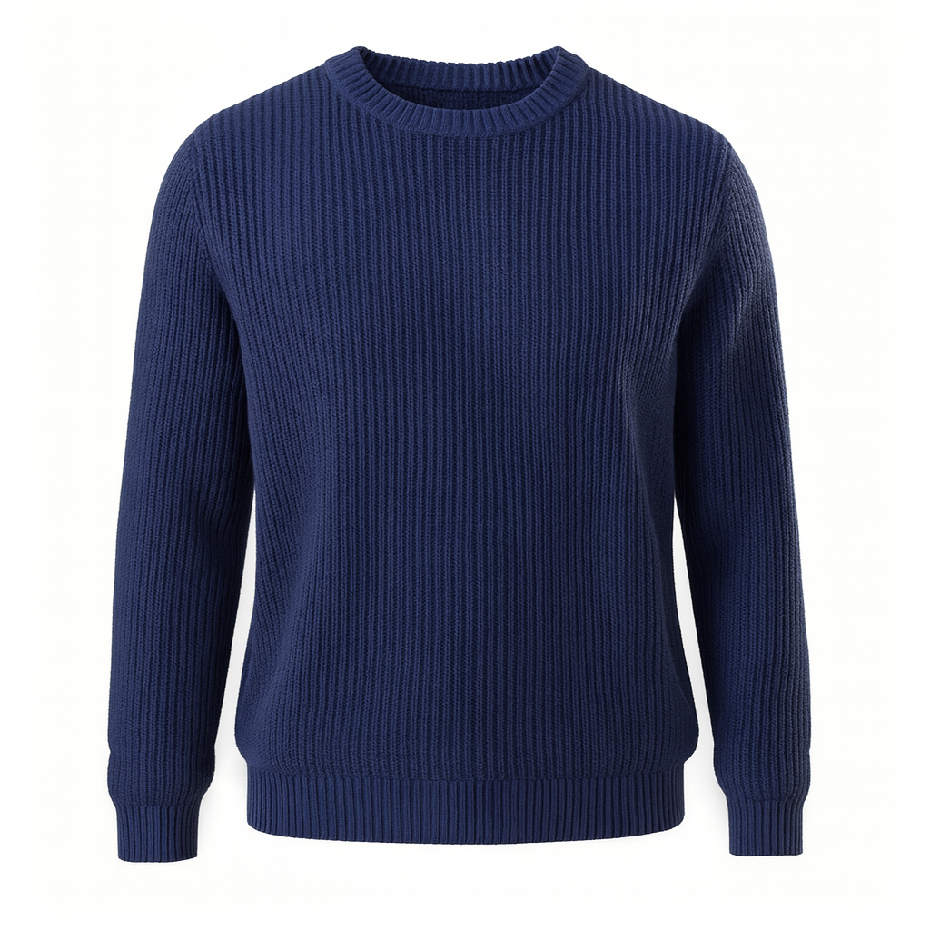 Raphaël | Luxe Crewneck Sweater — Soft Acrylic Knit for Elevated Comfort - Northeart Couture