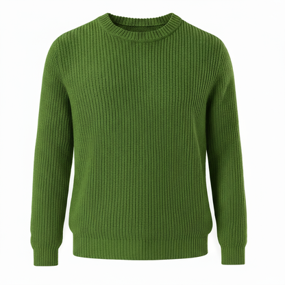 Raphaël | Luxe Crewneck Sweater — Soft Acrylic Knit for Elevated Comfort - Northeart Couture