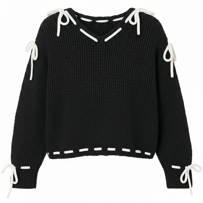 Fiorayne | Casual Semi-Loose Fit Knit Sweater for Women Effortless Elegance for Every Season - Northeart Couture