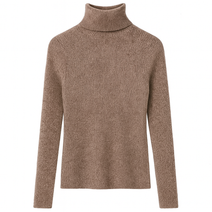 Vivienne | Women Casual Turtleneck Pullover Sweater - Northeart Couture