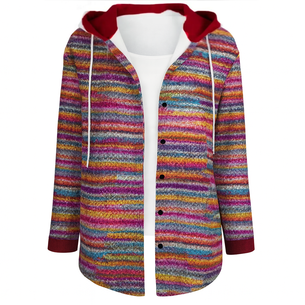 Callista | Modern Plaid Hooded Jacket for Women - Northeart Couture