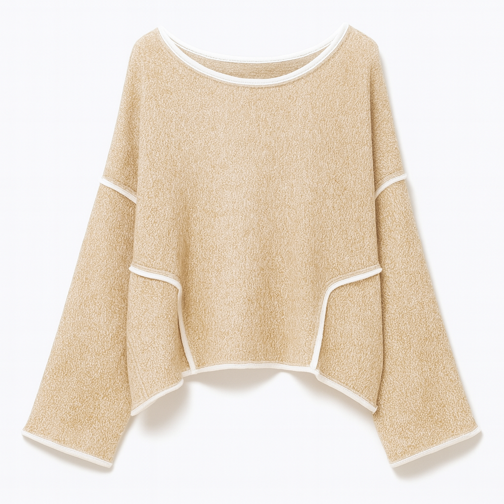 Maya | Bohemian Oversized Casual Pullover Sweater - Northeart Couture