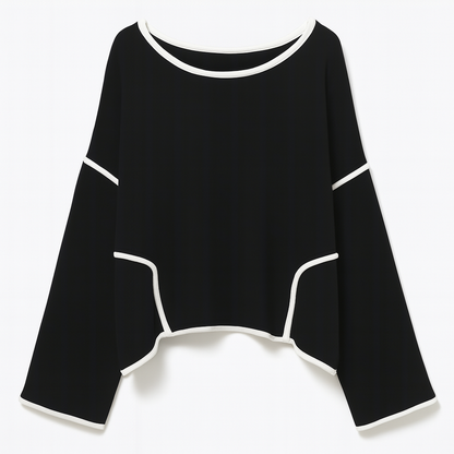 Maya | Bohemian Oversized Casual Pullover Sweater - Northeart Couture