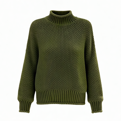 Serena | Boho Chic Knit Pullover Sweater - Northeart Couture