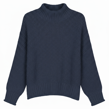 Serena | Boho Chic Knit Pullover Sweater - Northeart Couture