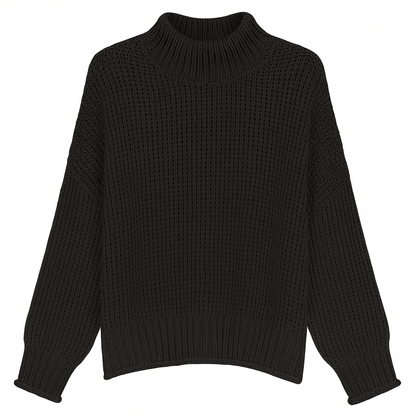 Serena | Boho Chic Knit Pullover Sweater - Northeart Couture