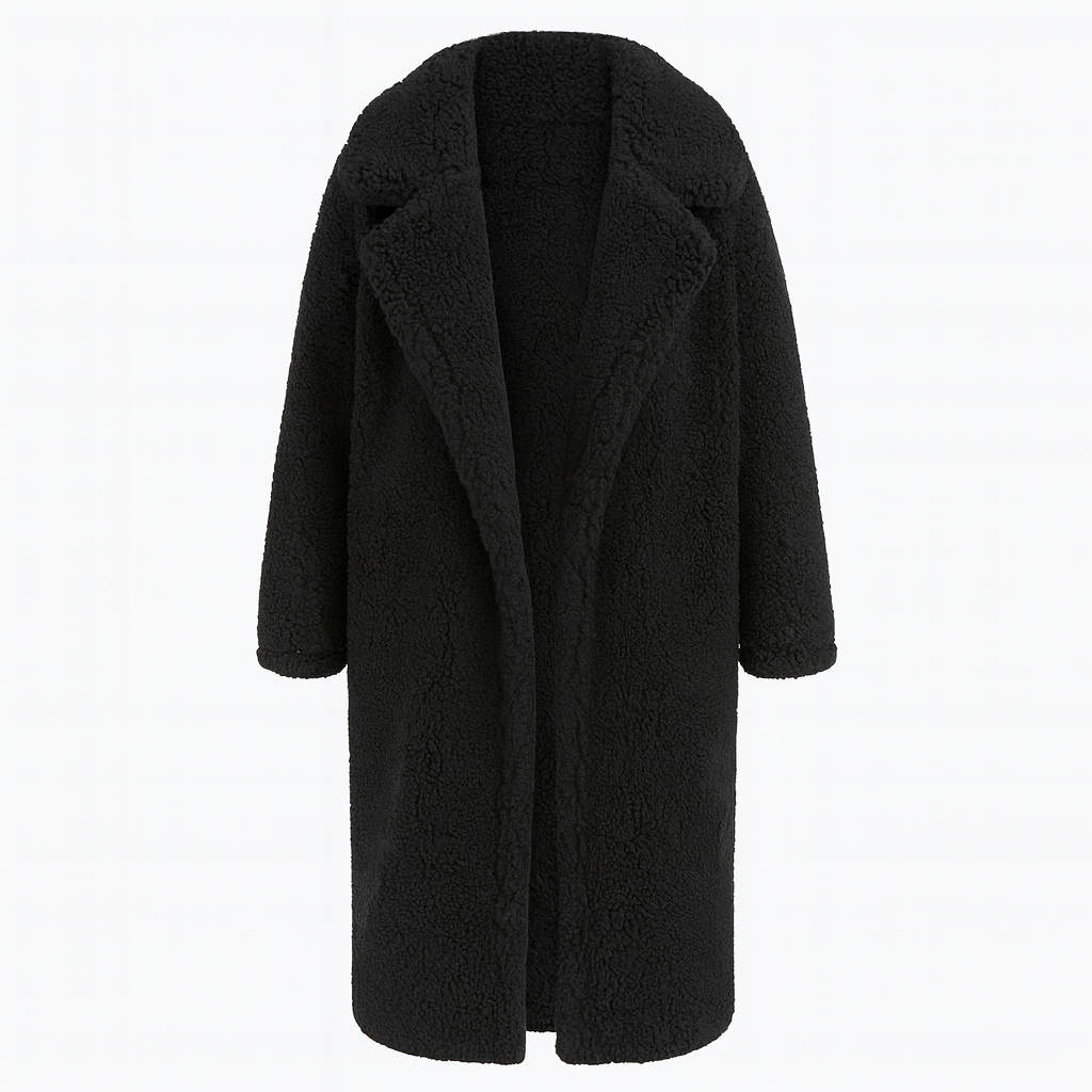 Isla | Trendy Warm Long Teddy Coat for Women - Northeart Couture