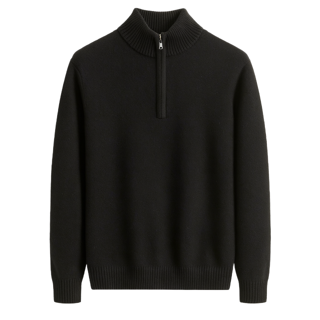 Alicante | Cashmere Half-Zip Sweater Soft - Northeart Couture