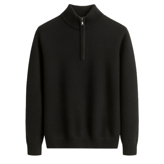 Alicante | Cashmere Half-Zip Sweater Soft - Northeart Couture
