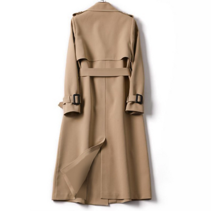 Astra | Stylish Women Trench Coat with Belted Waist and Double-Breasted Design - Northeart Couture