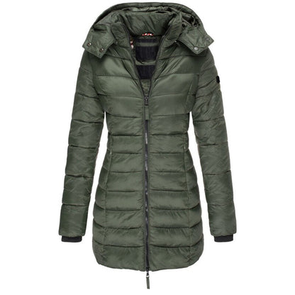 Olivia | Women Down Jacket with Hood - Northeart Couture