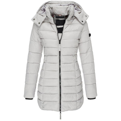 Olivia | Women Down Jacket with Hood - Northeart Couture