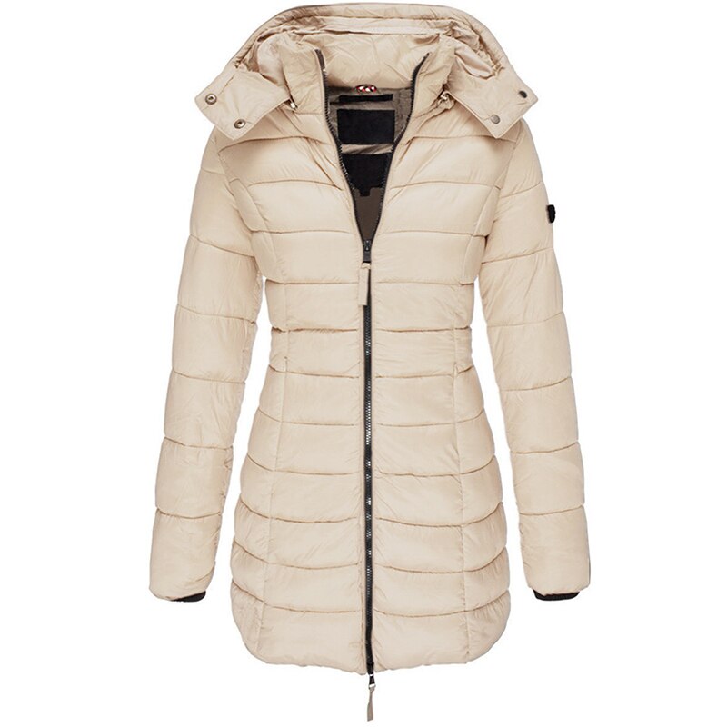 Olivia | Women Down Jacket with Hood - Northeart Couture