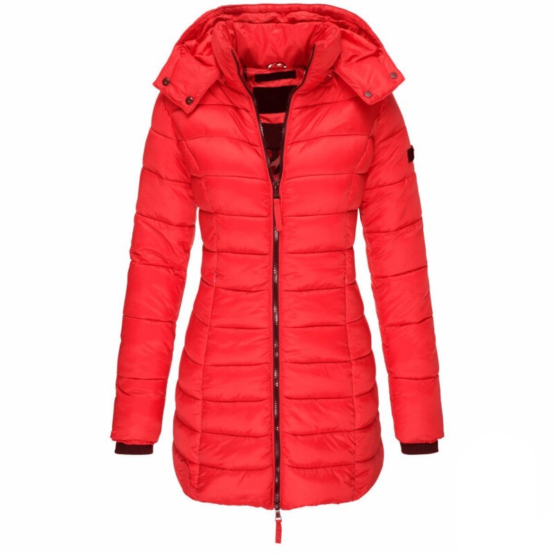 Olivia | Women Down Jacket with Hood - Northeart Couture