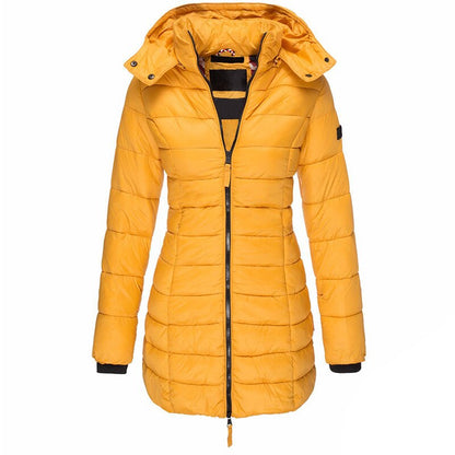 Olivia | Women Down Jacket with Hood - Northeart Couture